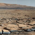 Imagen de la superficie marciana tomada por el robot Curiosity