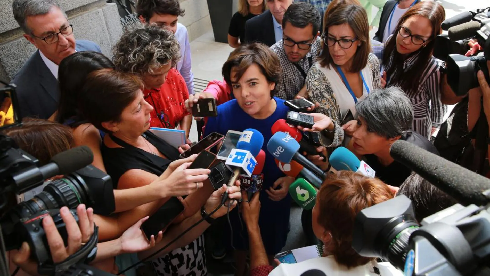 La exvicepresidenta del Gobierno, Soraya Sáenz de Santamaría. Foto: C. Pastrano