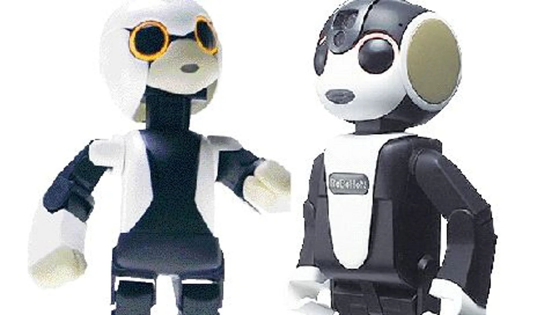 Kirobo (un astronauta) y RoBoHon (un smathpone)