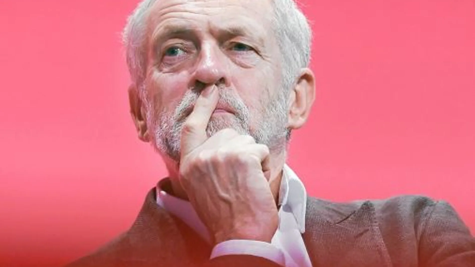 El líder laborista Jeremy Corbyn, ayer en Bringhton
