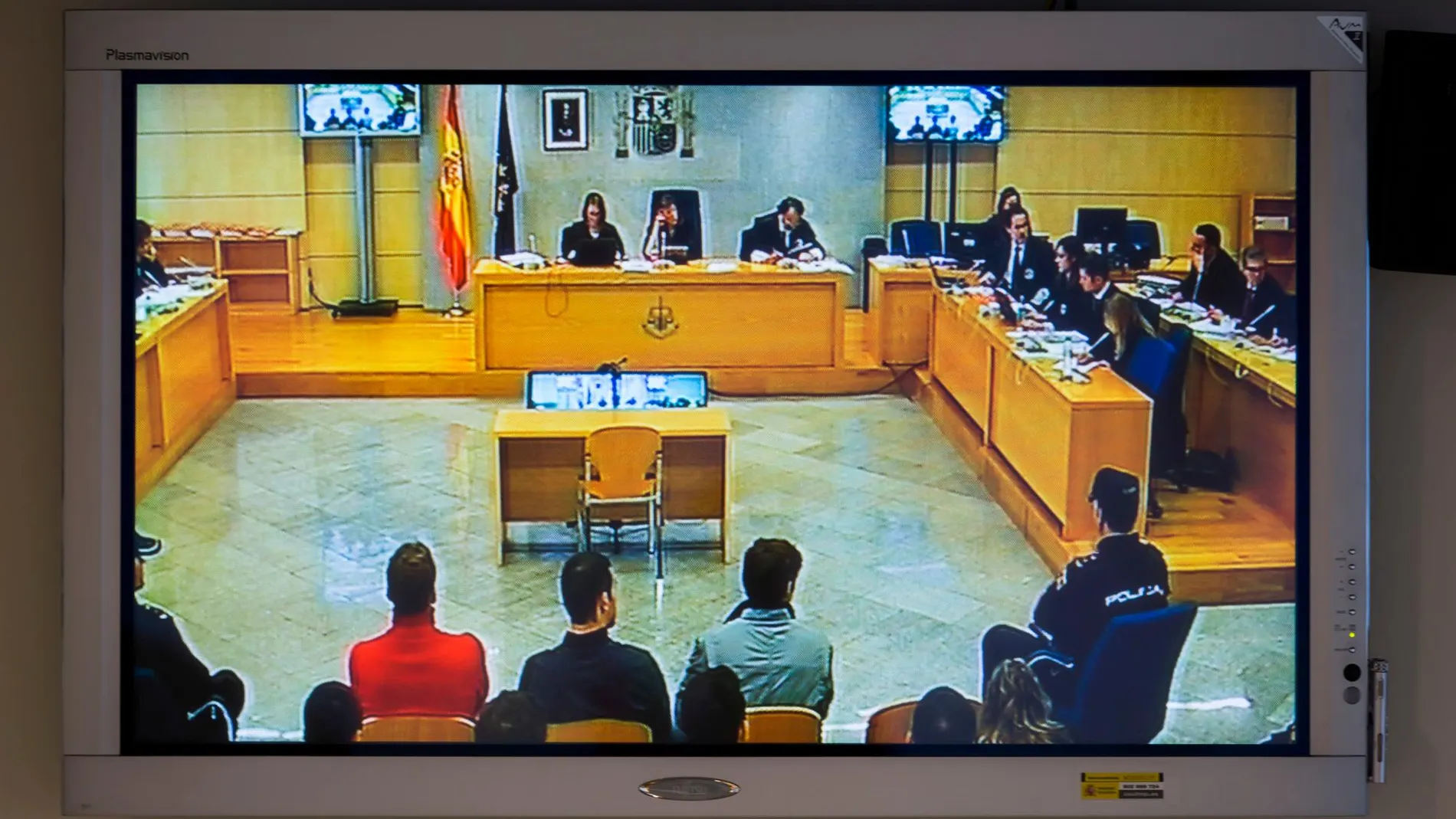 Momento del juicio a los agresores de Alsasua / Foto: Alberto R. Roldan