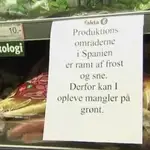  Países escandinavos y Alemania con falta de verduras españolas debido al temporal de frío y nieve