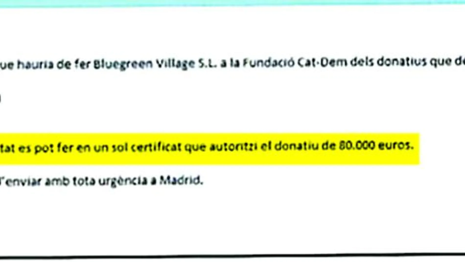 Correo remitidos por el ex tesorero de CDC a Jordi Sumarroca en los que pedía las certificaciones de «donaciones» a la fundación del partido, para entregarlo al Tribunal de Cuentas.