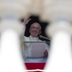 El Papa durante el Angelus, el pasado domingo.