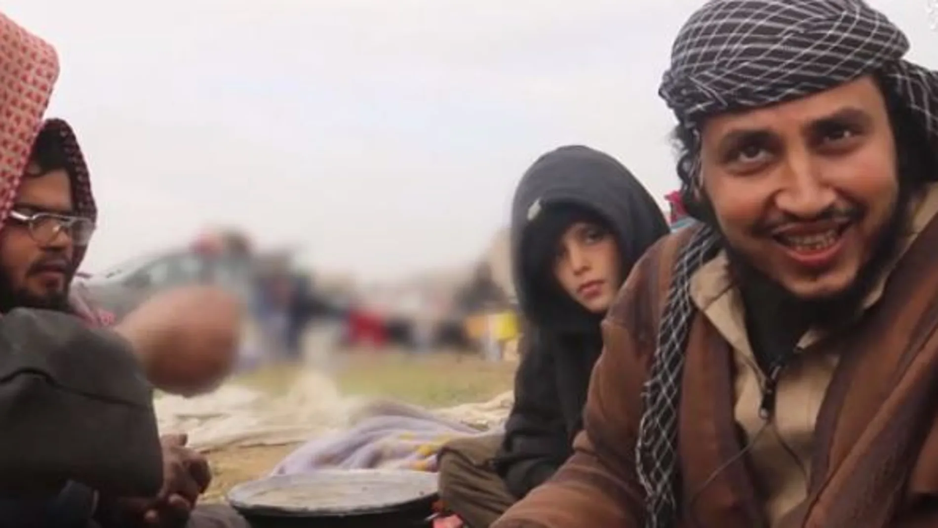 Captura del vídeo difundido por Daesh