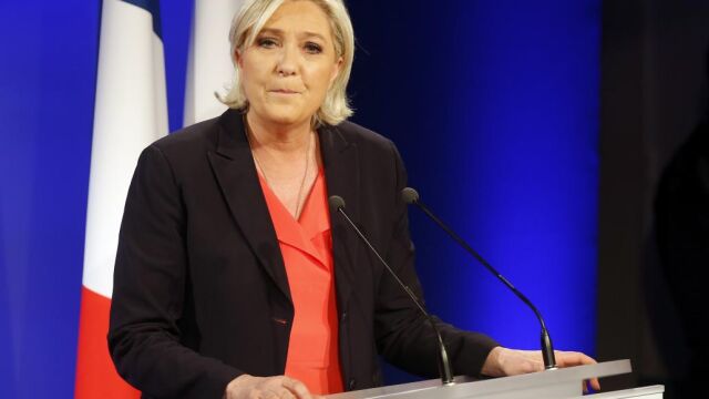 Marine Le Pen agradeció en París el apoyo de sus once millones de votantes