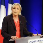Marine Le Pen agradeció en París el apoyo de sus once millones de votantes