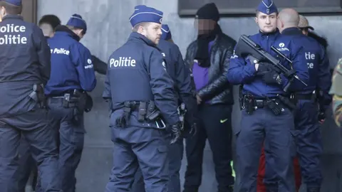 Efectivos de la policía belga, en una imagen de archivo