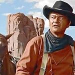 John Wayne, en «Centauros del desierto»