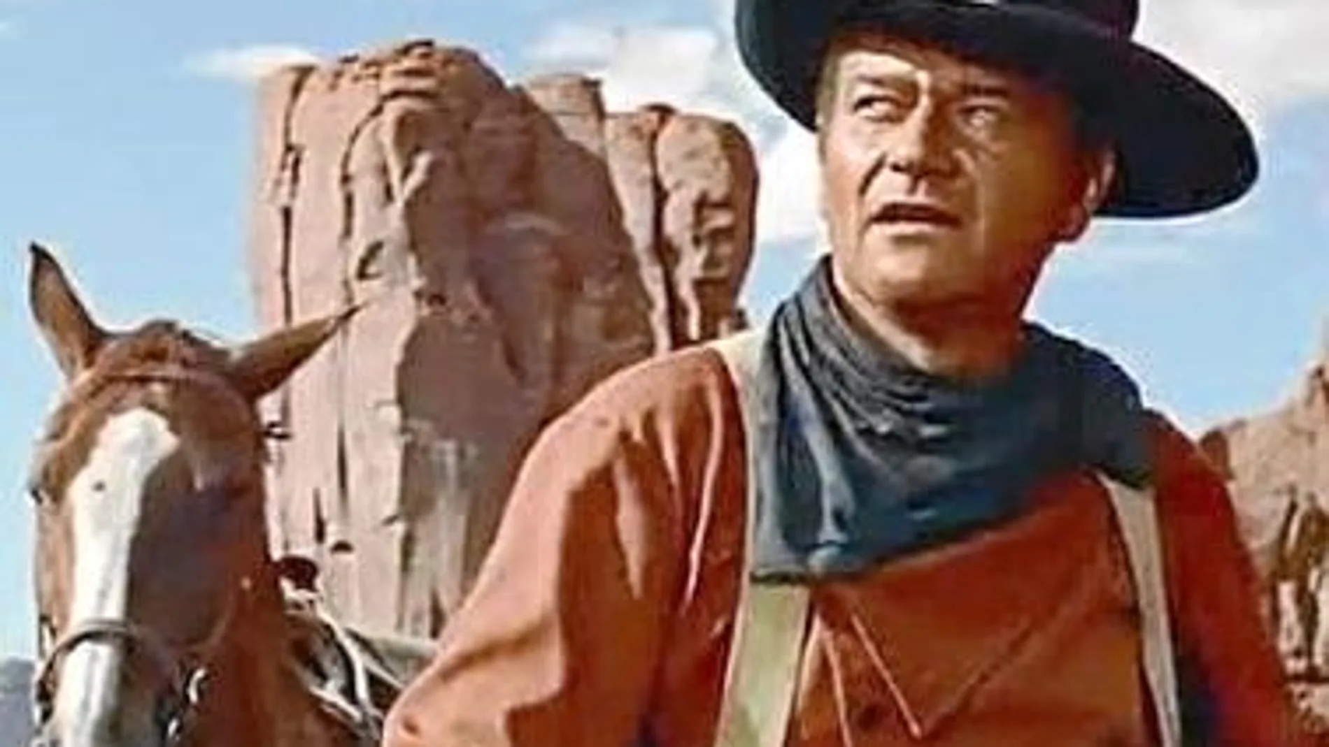 John Wayne, en «Centauros del desierto»