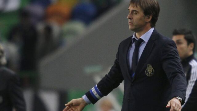 El entrenador de Porto, Julen Lopetegui, durante un partido de la Liga Portugesa el pasado 2 de enero