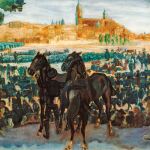 La obra «Feria de ganado en Salamanca», de 1898
