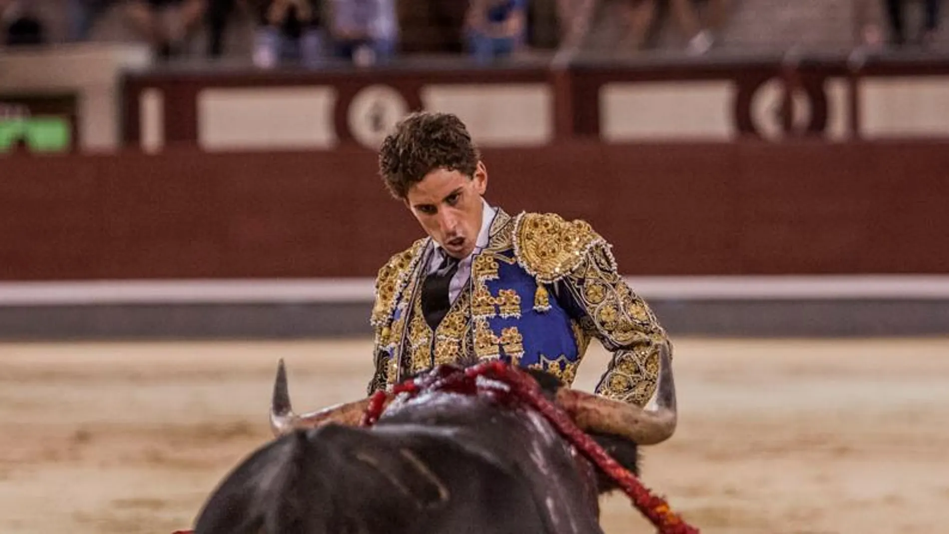 Abel Robles durante su última comparecencia en Las Ventas, en imagen de archivo