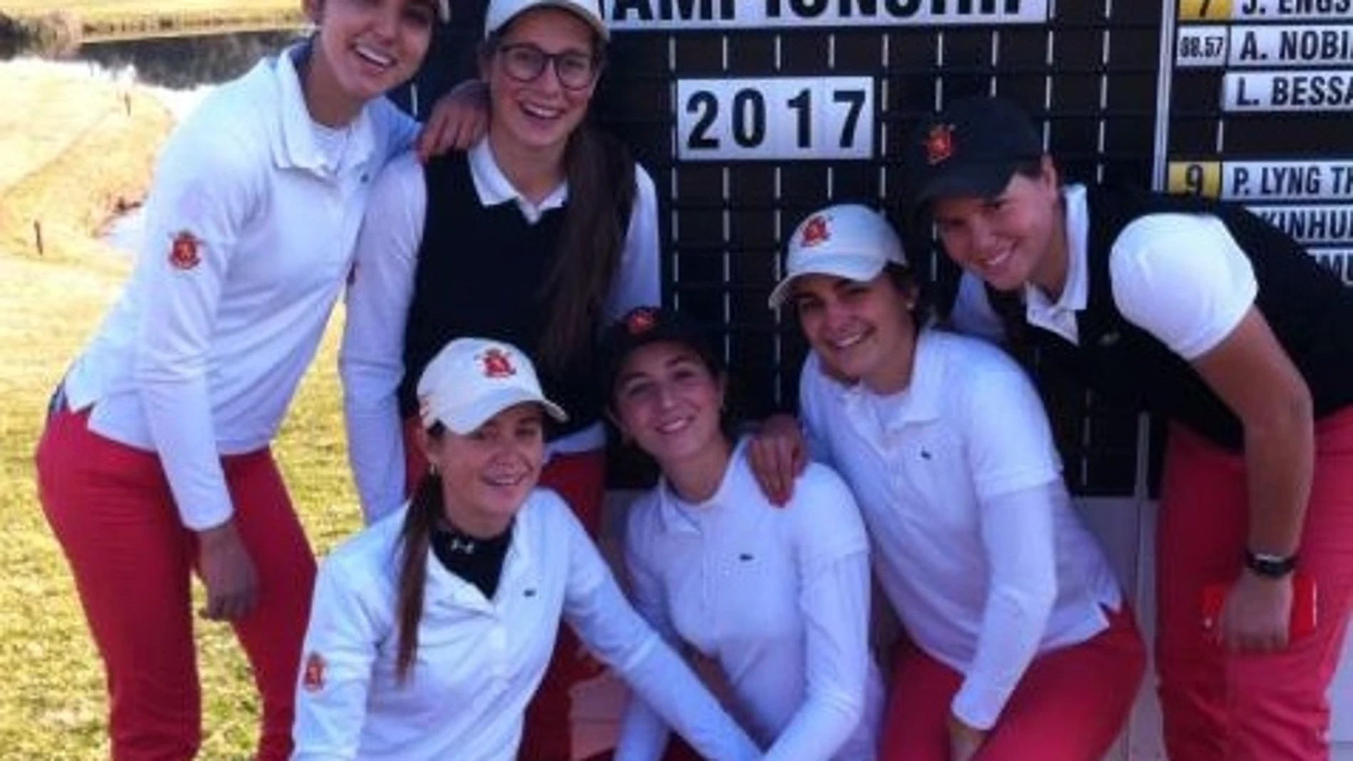Integrantes del equipo femenino