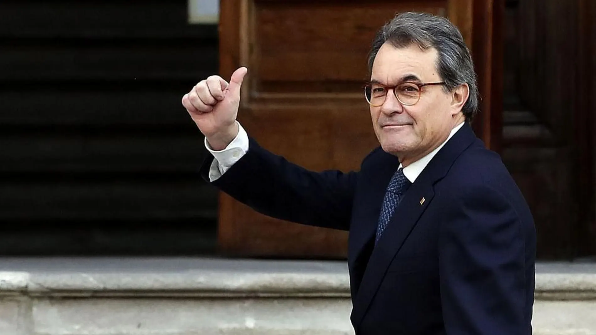 El expresidente de la Generalitat Artur Mas, a su llegada al TSCJ en la última jornada del juicio del 9N
