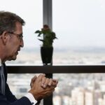 El presidente del PP gallego, Alberto Núñez Feijóo