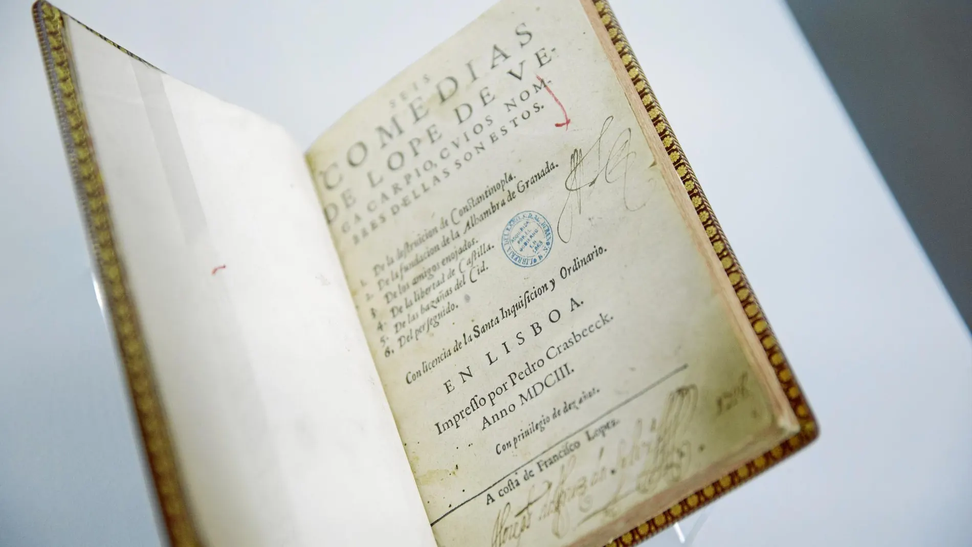 La Biblioteca Nacional recoge hasta 23 obras escritas y firmadas por el puño y letra de Lope de Vega