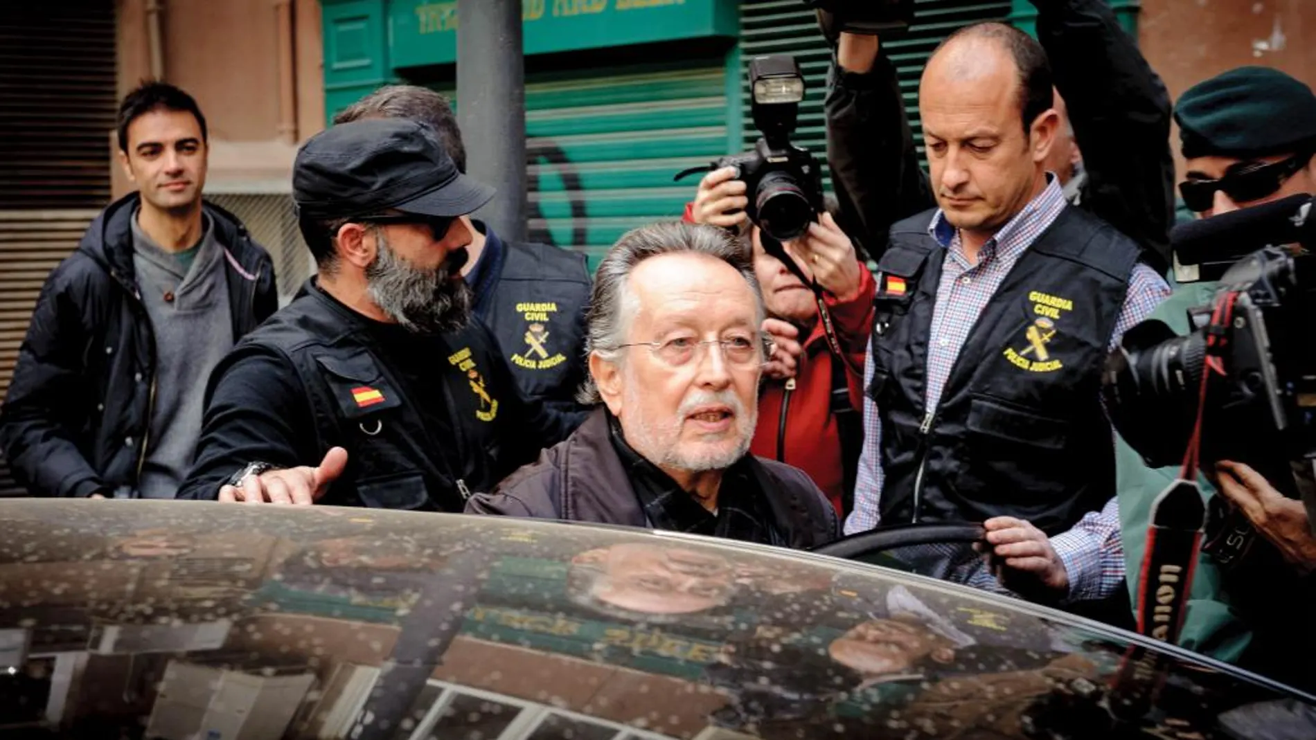 Alfonso Grau, el día que fue detenido en el marco de la investigación sobre los regalos que presuntamente recibió del empresario Urbano Catalán