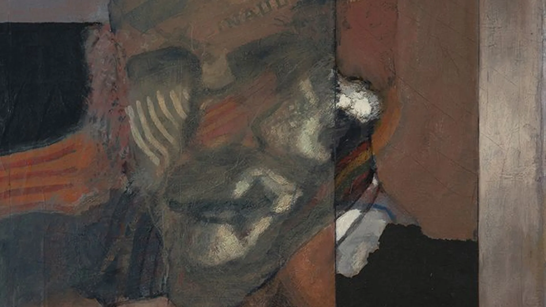 “Cabeza Bacon”, de Luis Gordillo / Foto: La Razón