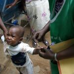 Vacunación contra la polio en Nigeria