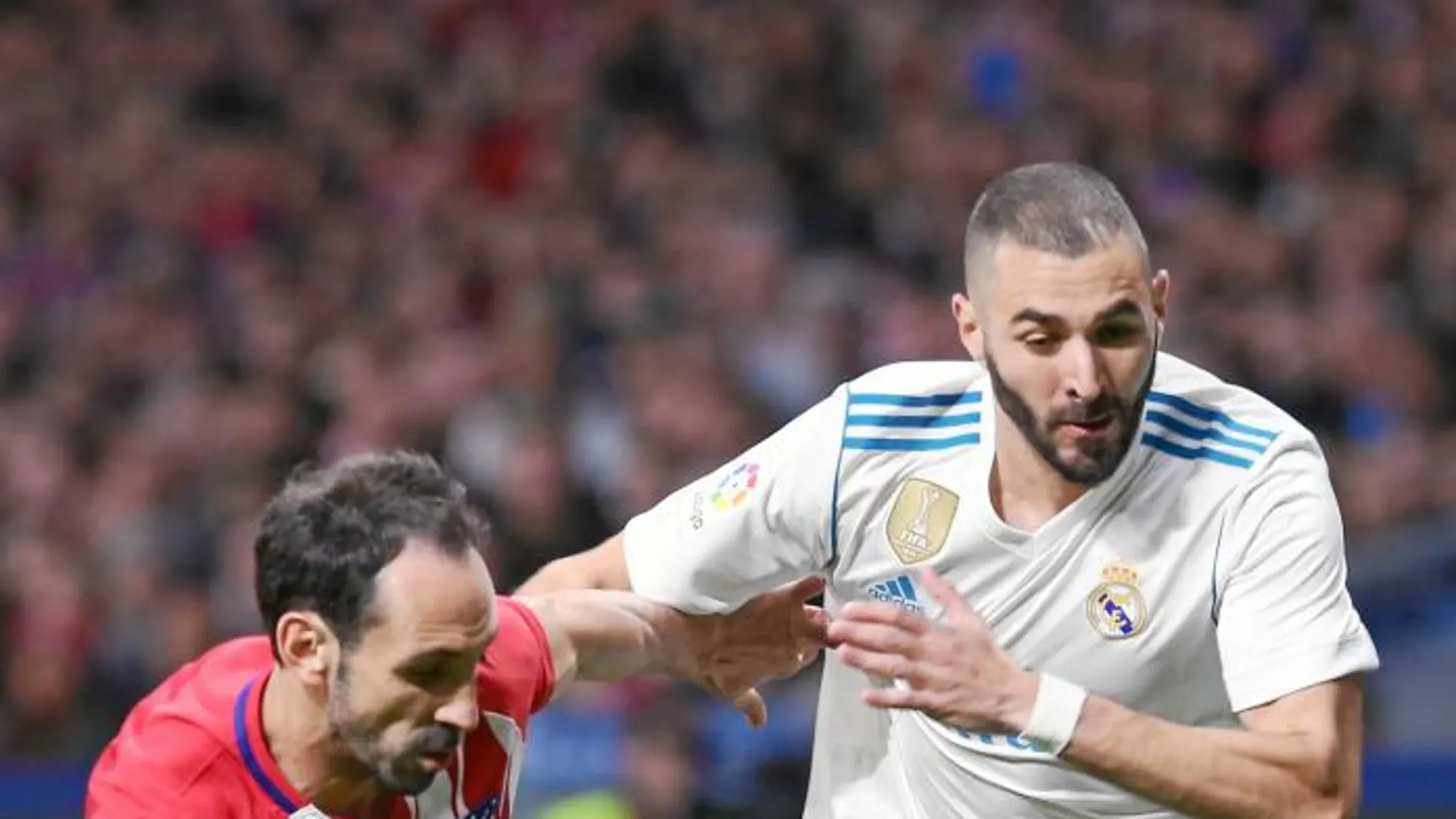 Benzema no pudo repetir la jugada de la pasada temporada