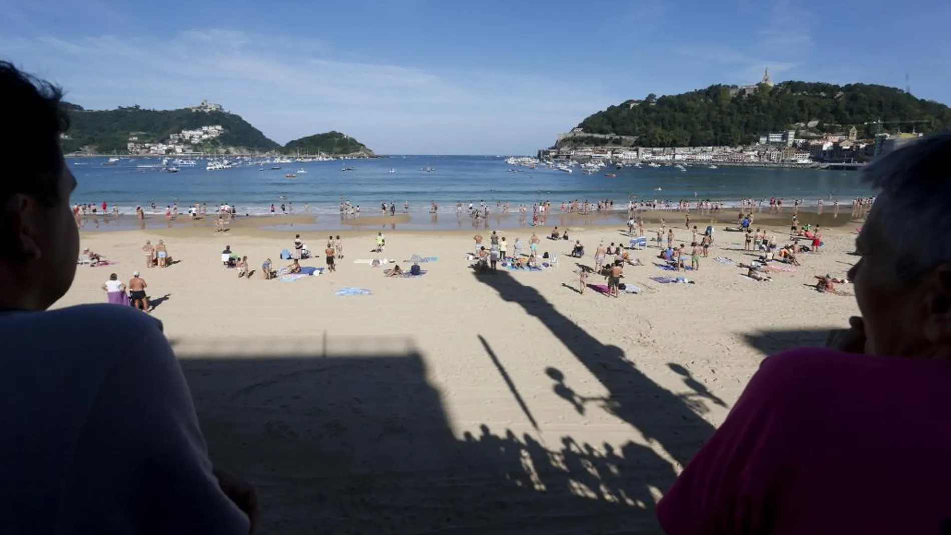 La Playa de la Concha, en San Sebastián