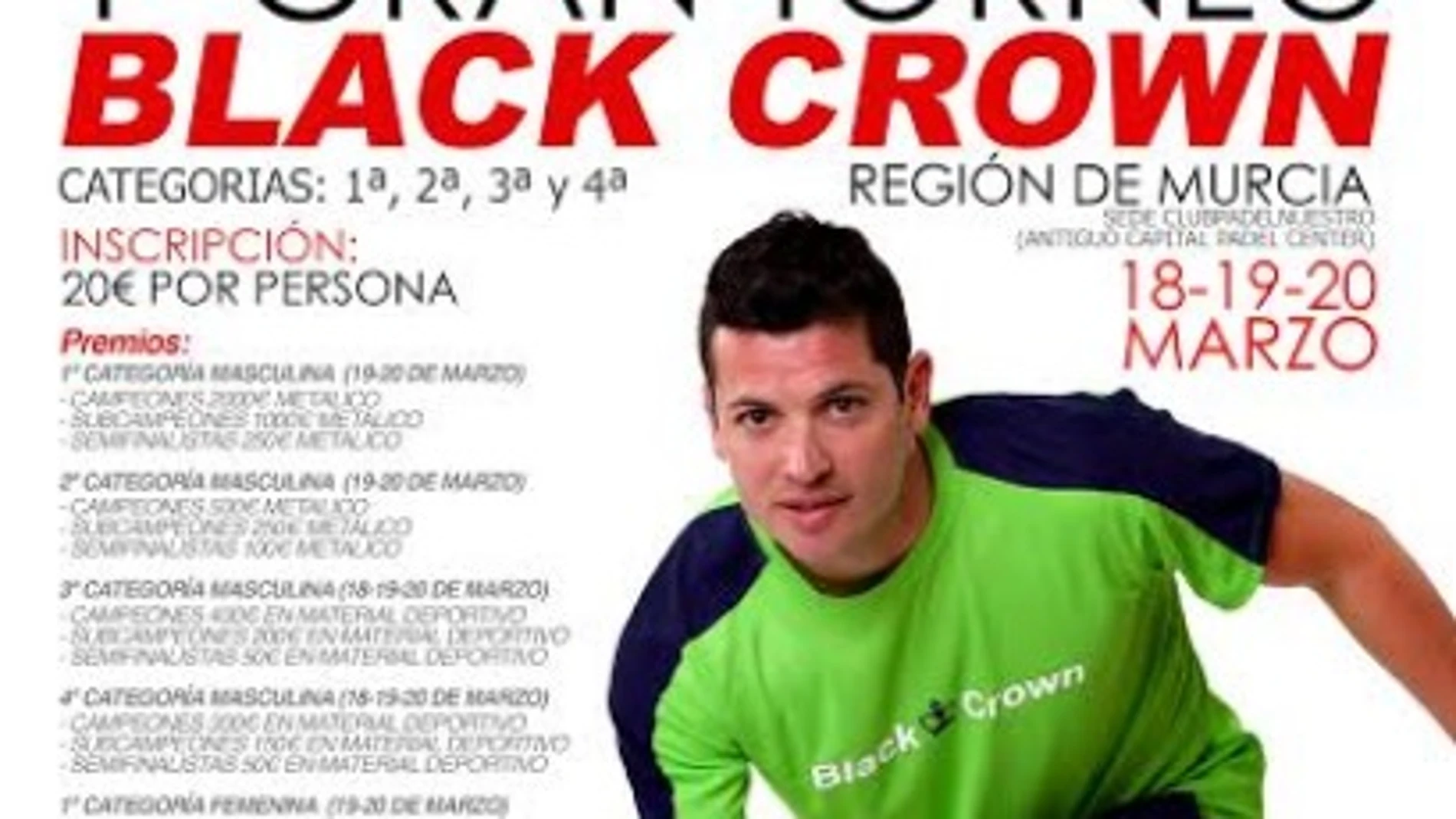 Gran torneo amateur con palas profesionales