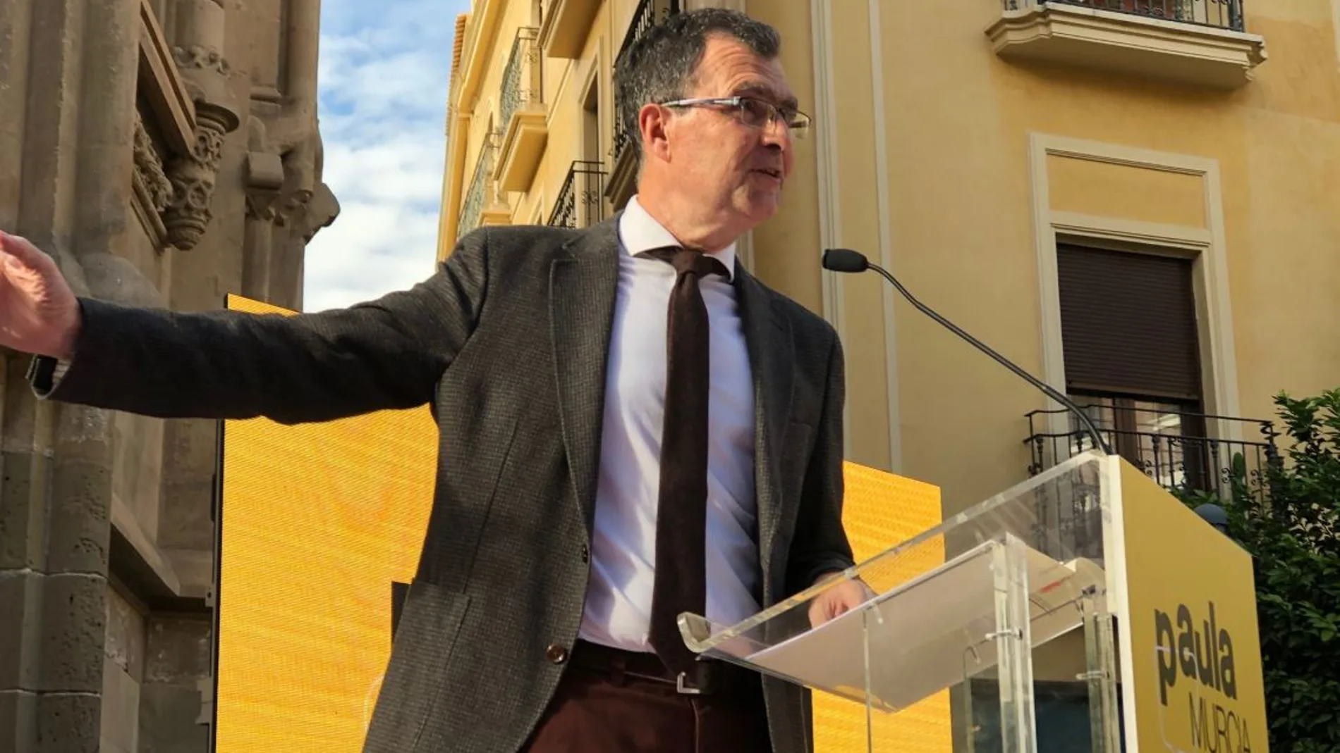 El alcalde de Murcia, José Ballesta