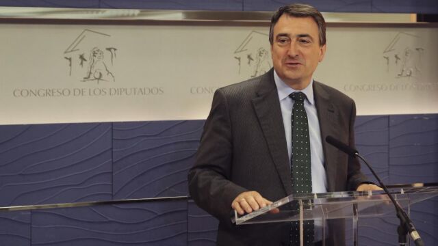 El portavoz del PNV en el Congreso, Aitor Esteban, ha explicado que su partido no ha presentado una enmienda a la totalidad a los Presupuestos.