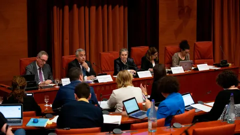 El fiscal superior de Cataluña, Francisco Bañeres, en la comisión de Justicia del Parlament