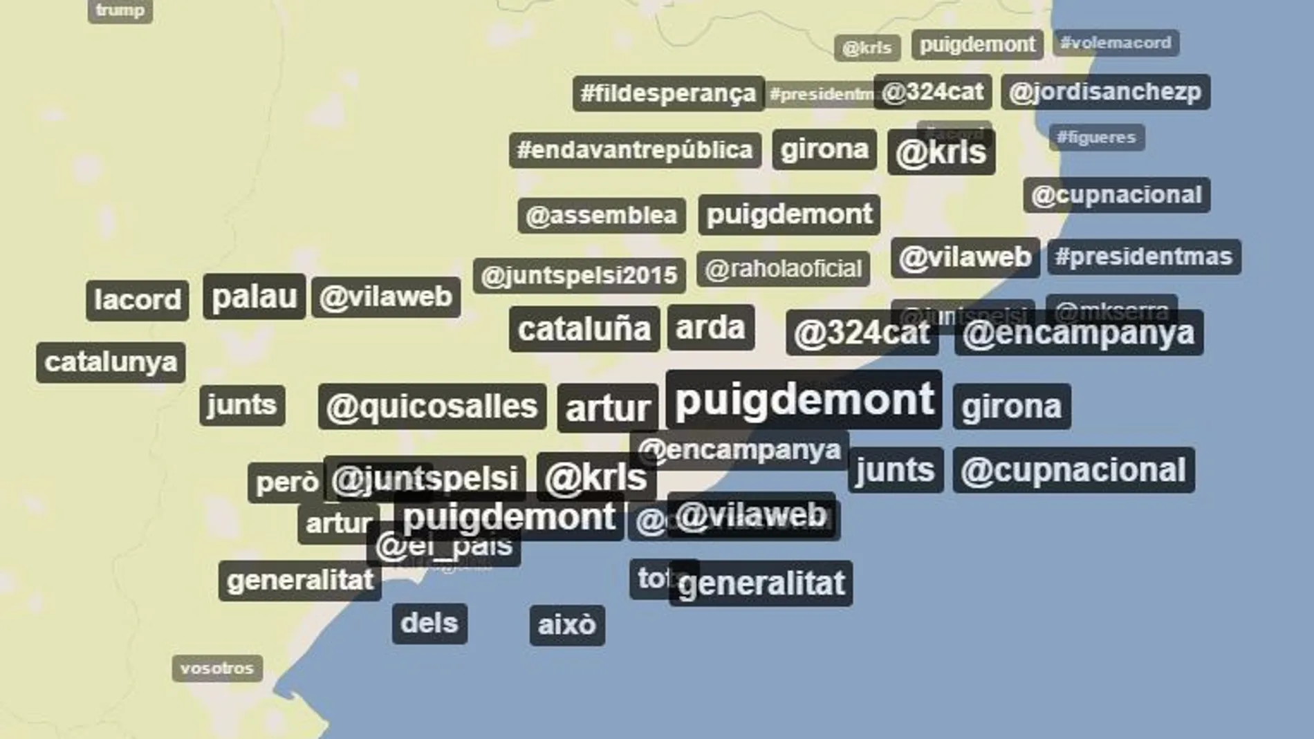 Las redes sociales se hacen eco del acuerdo en Cataluña