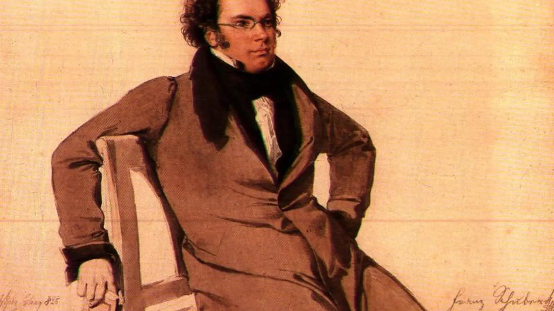 Franz Peter Schubert a los 28 años (1825)