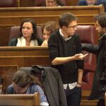 Diputados de Podemos en el Congreso