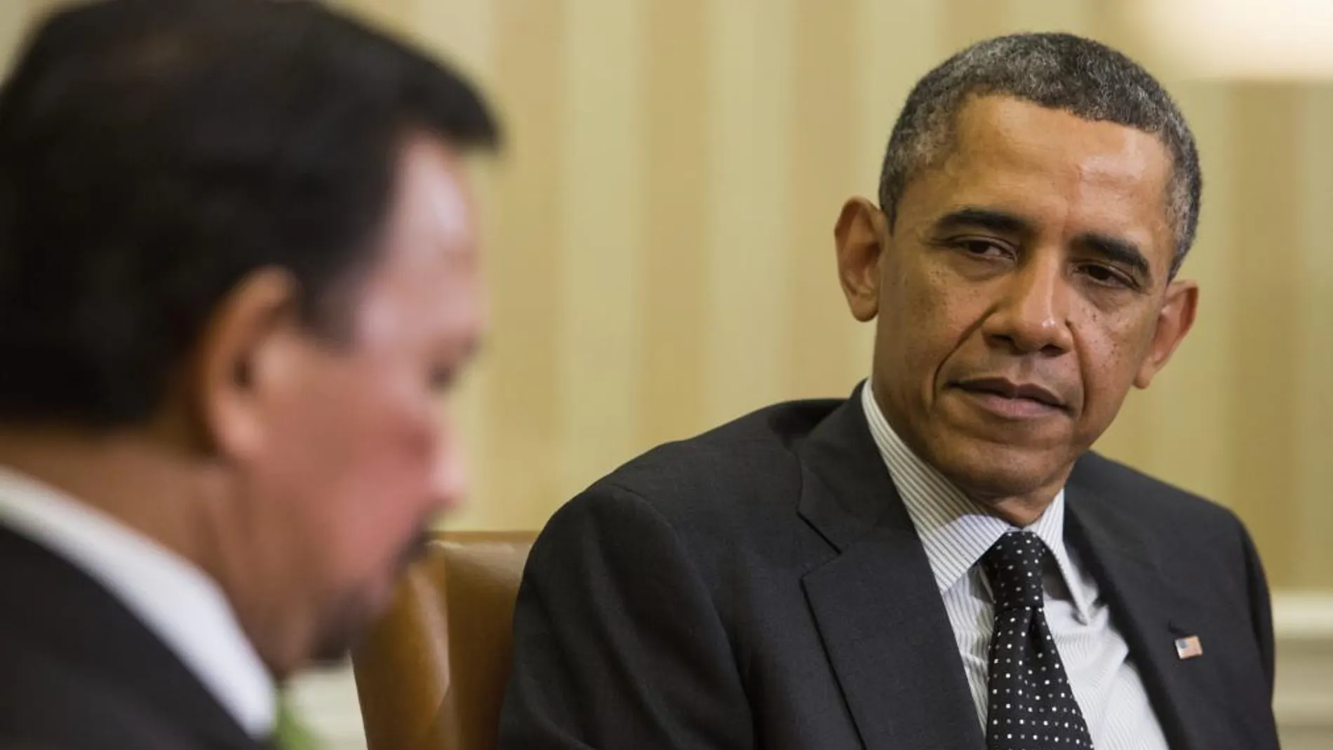 El presidente Barack Obama durante una reunión celebrada en la Casa Blanca en Washington, Estados Unidos hoy 12 de marzo de 2013.