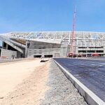 «Sprint» de las obras con los marcadores y el parking sur