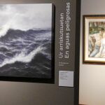 Reproducción de «En alta mar o A la deriva», que forma parte de la exposición junto a más de 200 obras