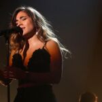Julia, durante su interpretación de «90 minutos» / RTVE