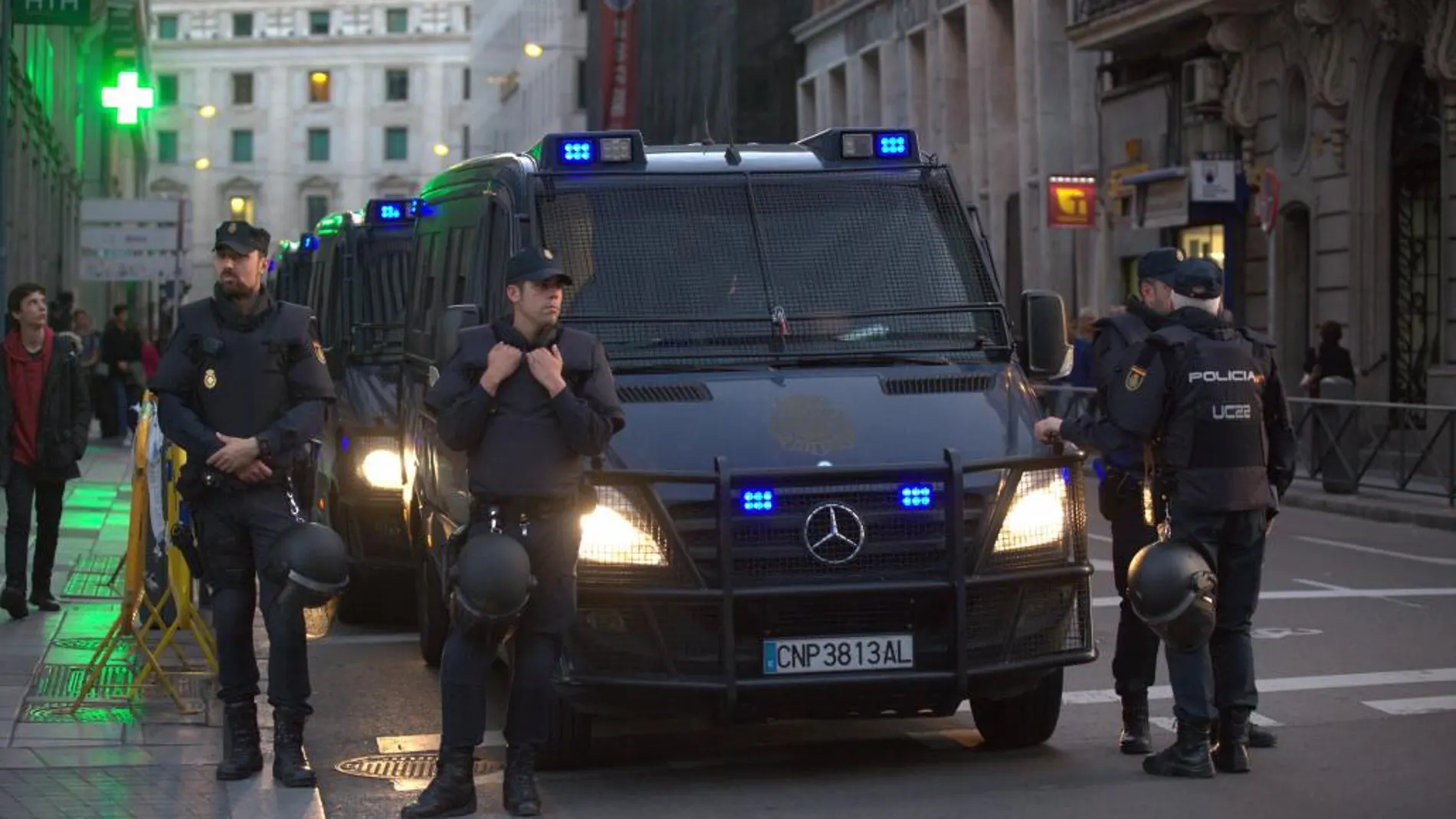 La Policía desplegará el dispositivo "habitual"de seguridad para el comienzo de la sesión de investidura de Mariano Rajoy