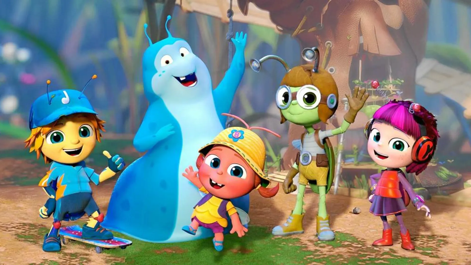Los personajes de «Beat Bugs» que serán los encargados de enseñarles a los más pequeños las canciones de los Beatles