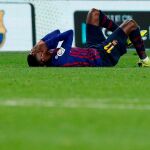Dembelé cae lesionado frente al Leganés