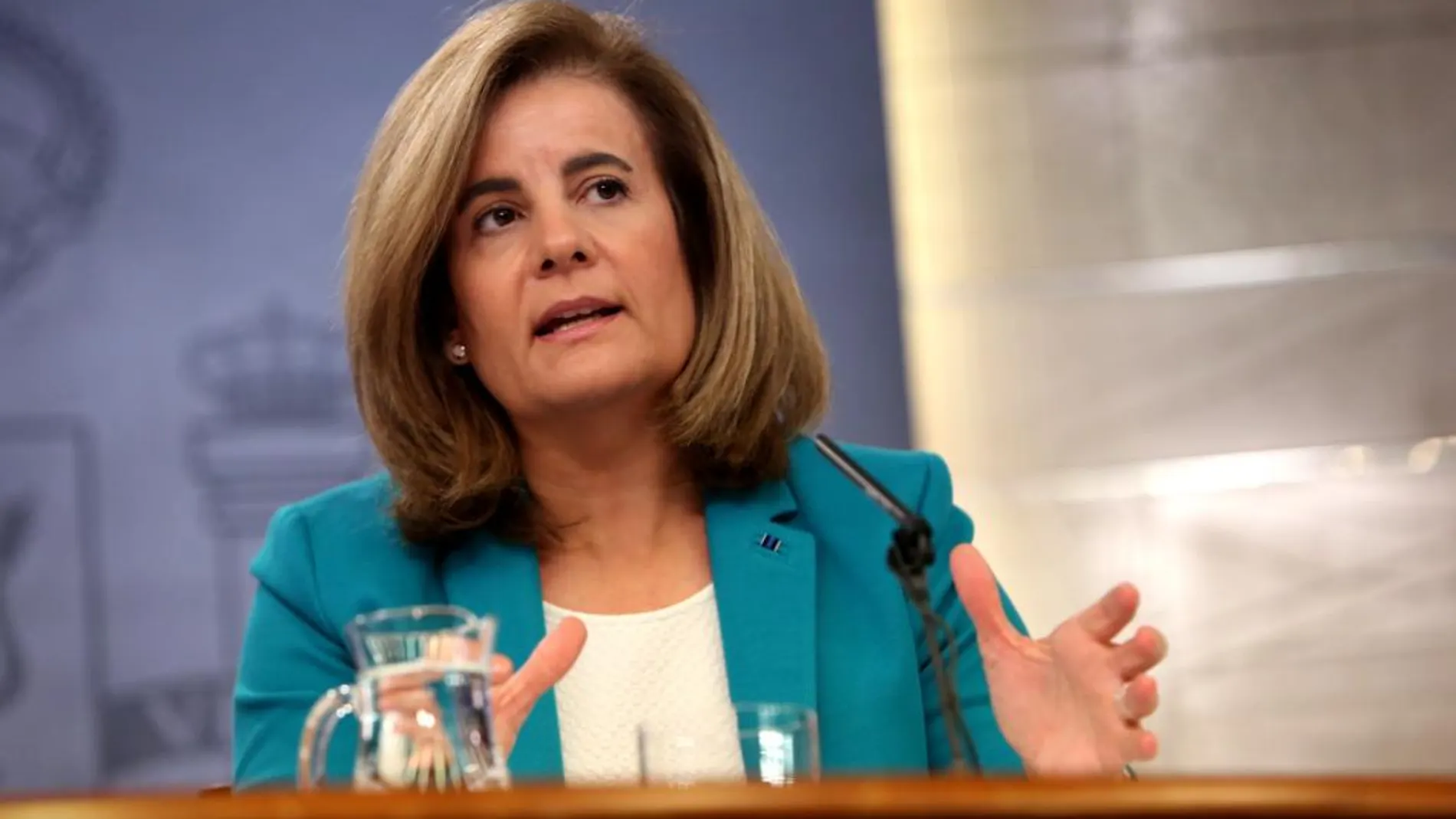 La ministra de Empleo y Seguridad Social en funciones, Fátima Báñez