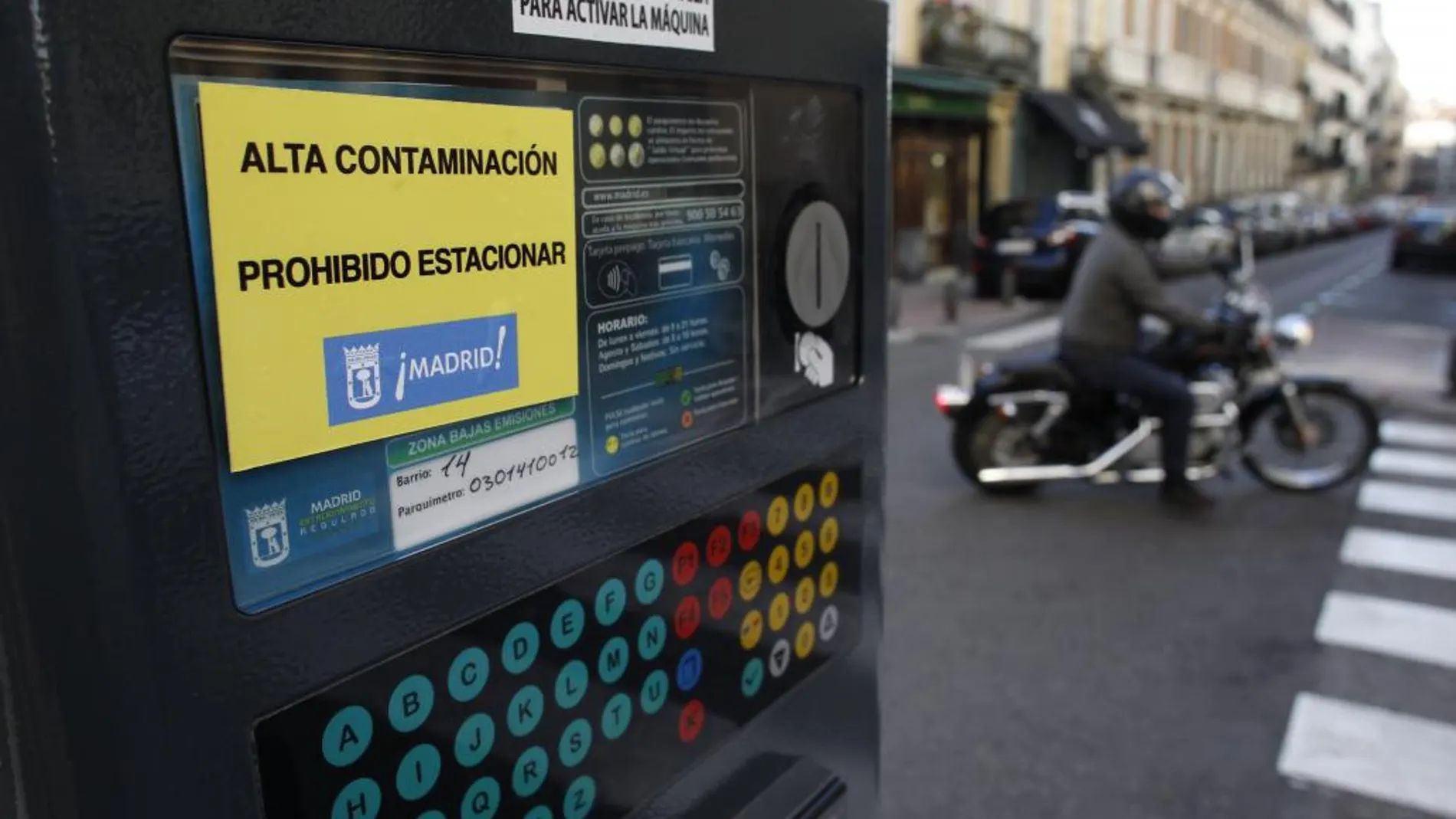 Los parquímetros hoy no estaban en funcionamiento