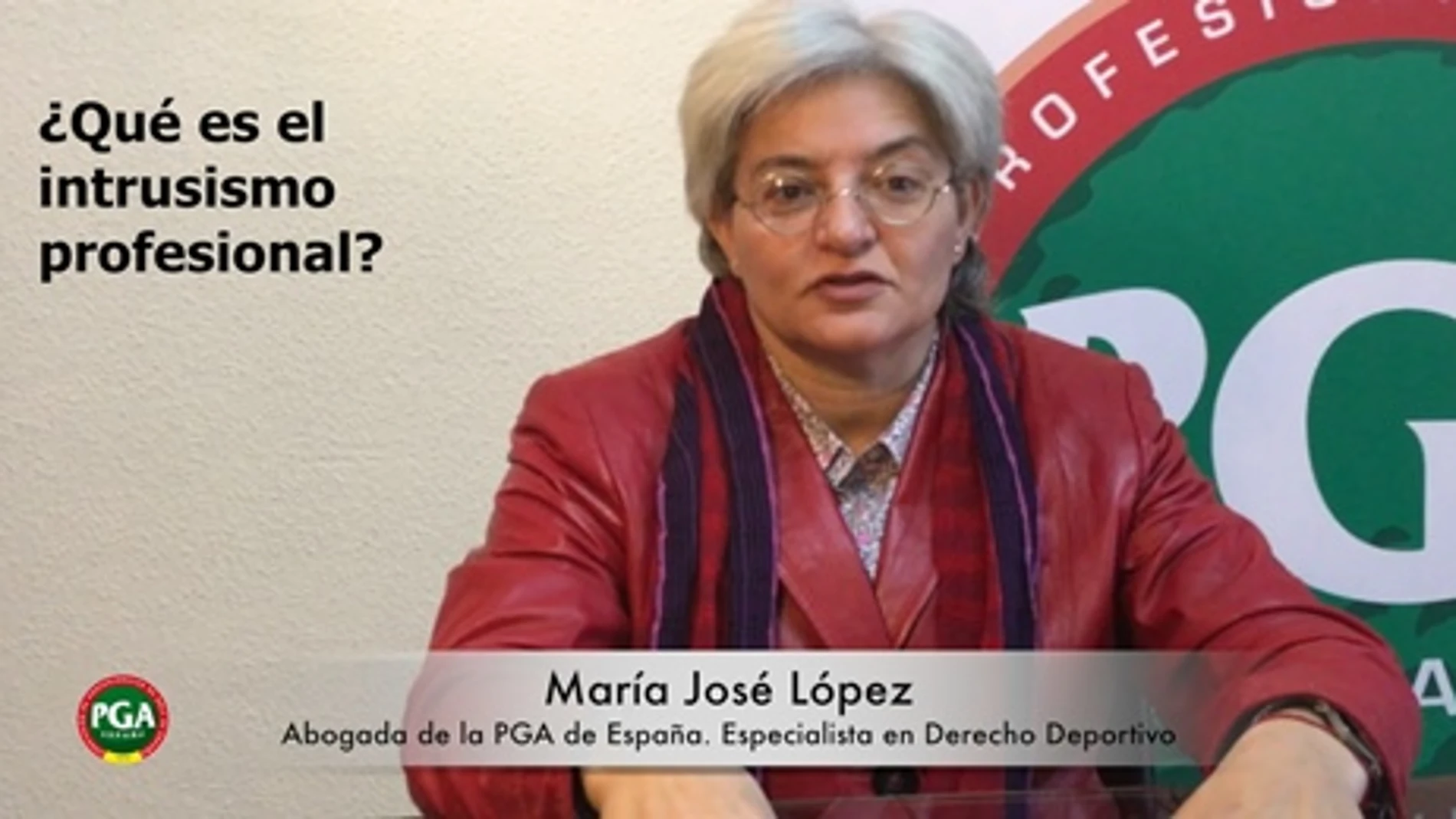 Maria Jose abogada PGA España