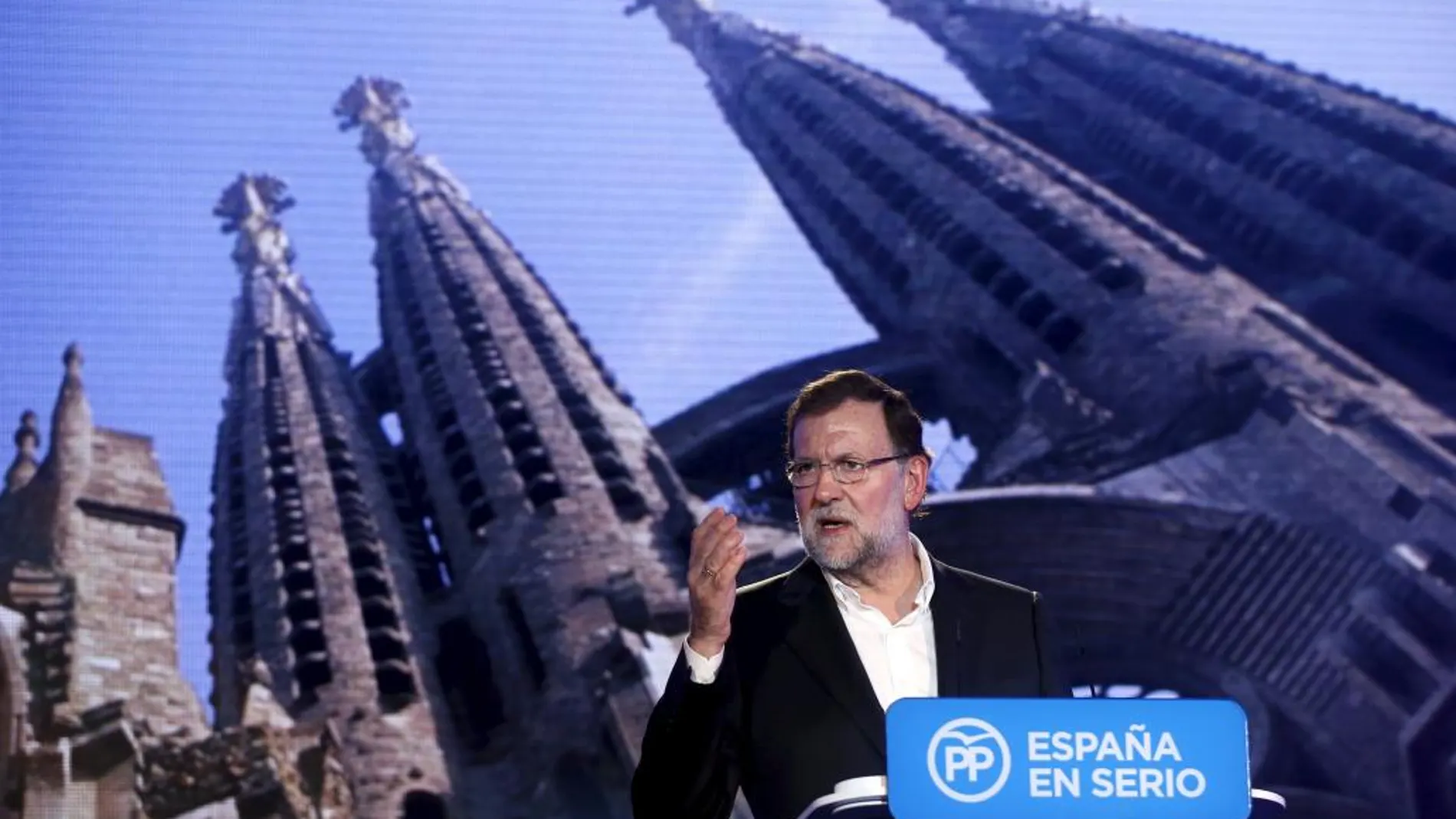 El presidente Mariano Rajoy participó ayer en un acto en Barcelona y reiteró que colaborará con los aliados frente a Estado Islámico