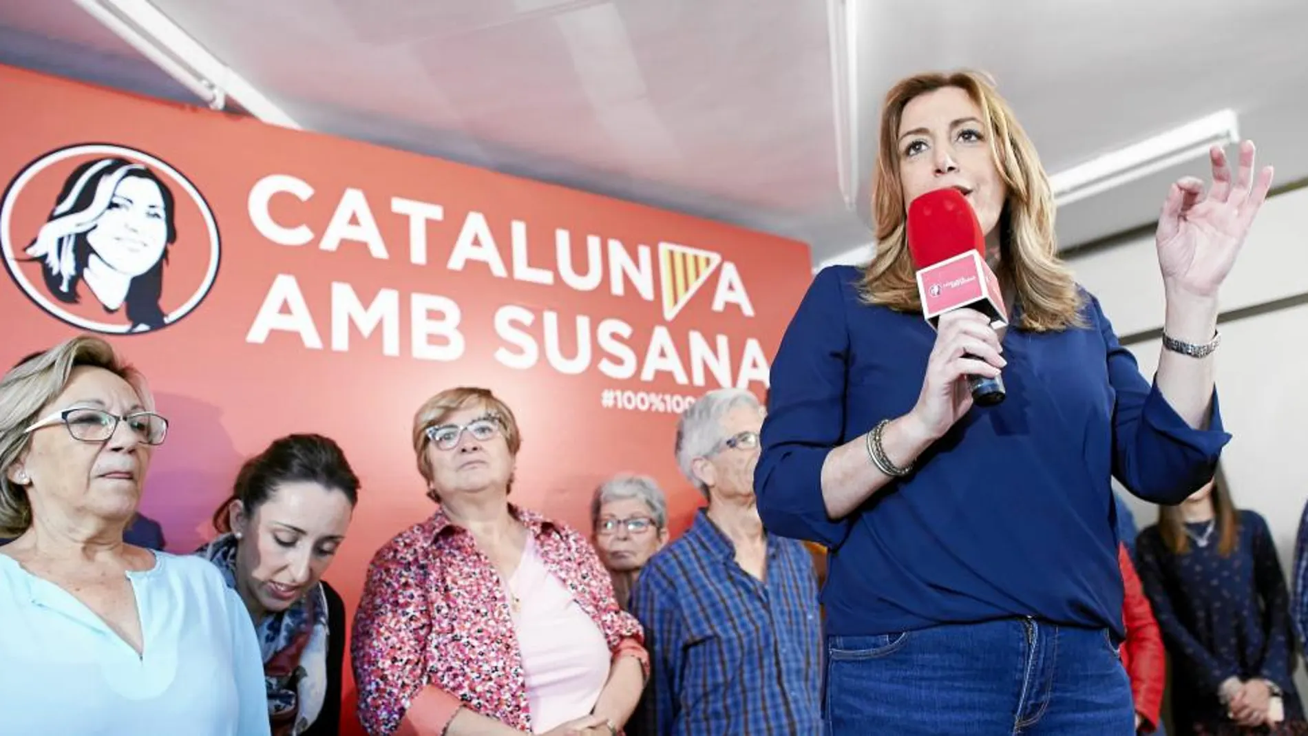 «Vamos a cerrar la puerta de las derrotas electorales y vamos a abrir la puerta de las victorias electorales en Cataluña y el resto del país», dijo Díaz