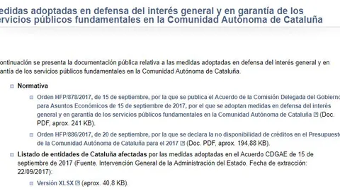 Hacienda pone en marcha las medidas de control de la cuentas catalanas