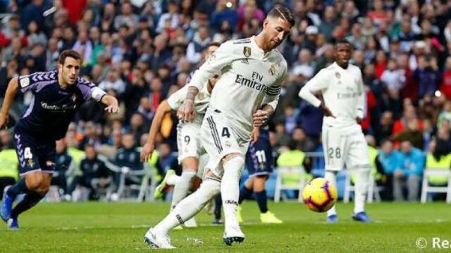 Ramos, durante un partido