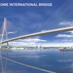 Recreación del puente que va a construir ACS entre Canadá y Estados Unidos