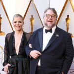 La escritora Kim Morgan acompañó a Guillermo del Toro en la ceremonia del Oscar 2018