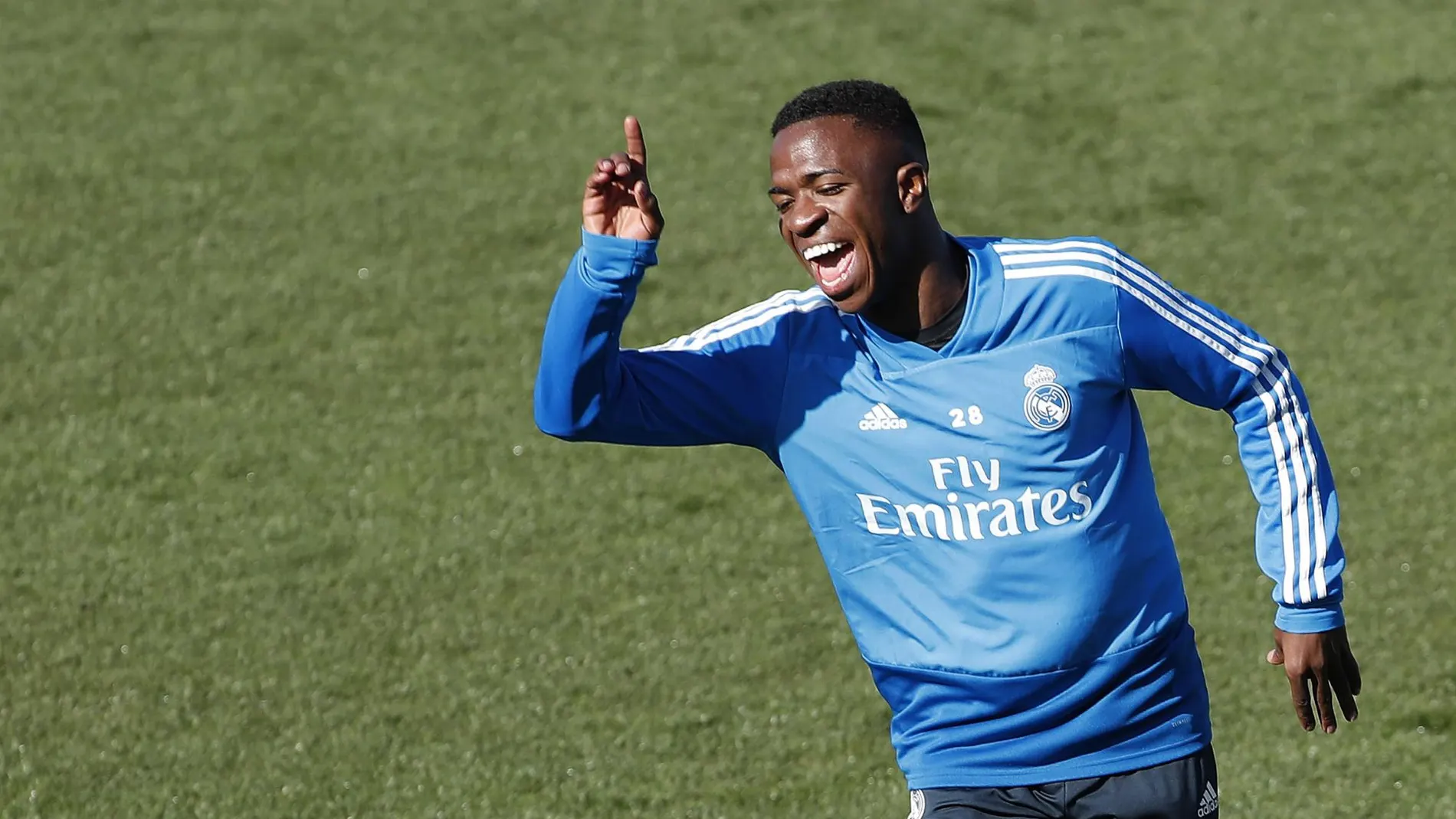 El delantero brasileño del Real Madrid Vinicius jr.